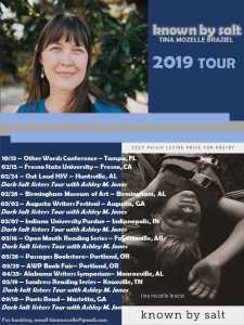 Event dates for Known by Salt tour